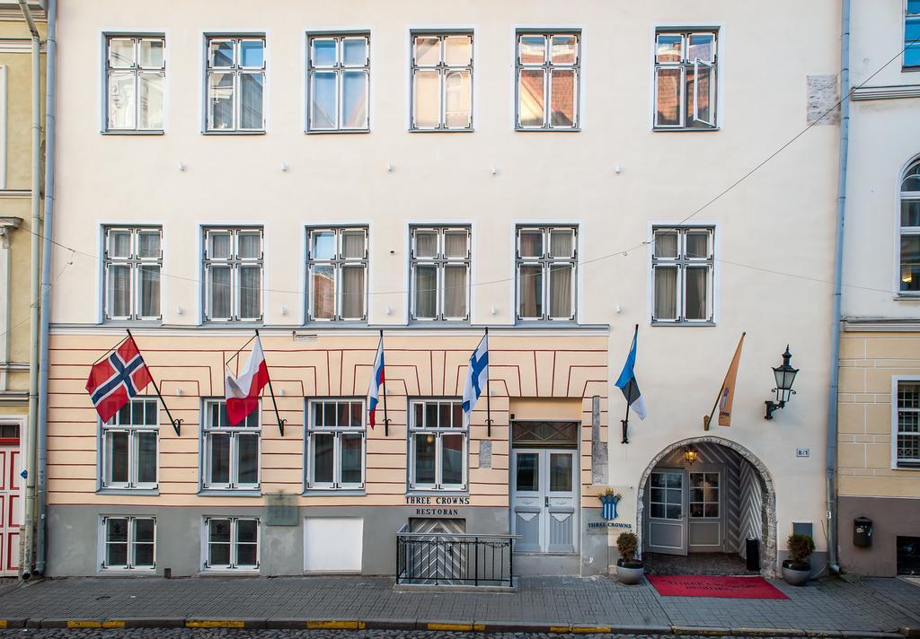 Hotel Three Crowns Residents Tallin Exterior foto